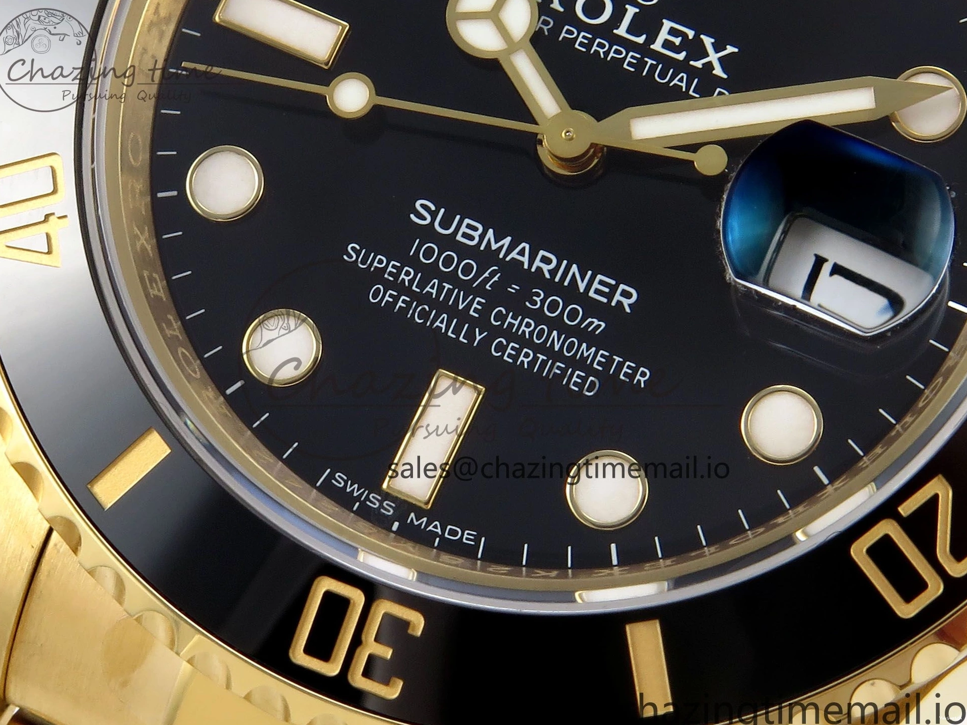 Submariner Black YG VS3135 Ceramic 116618 Steel 1:1 LN Edition Plated VSF 904L Best 0115